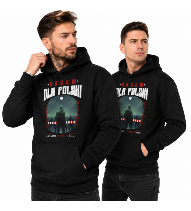 BLUZA Z KAPTUREM PATRIOTYCZNI RAZEM DLA POLSKI